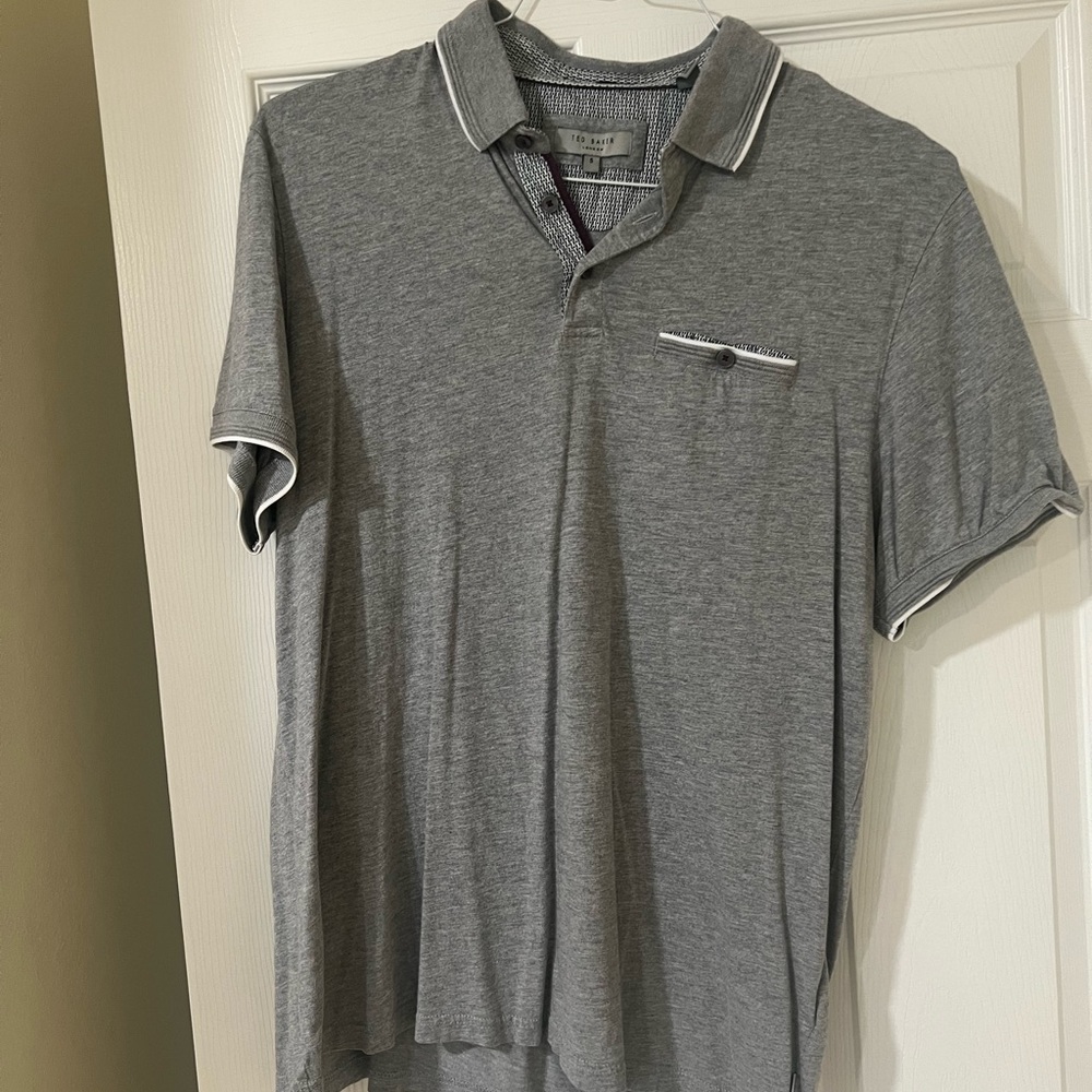 Ted Baker Cotton Blend Polo. Size 5